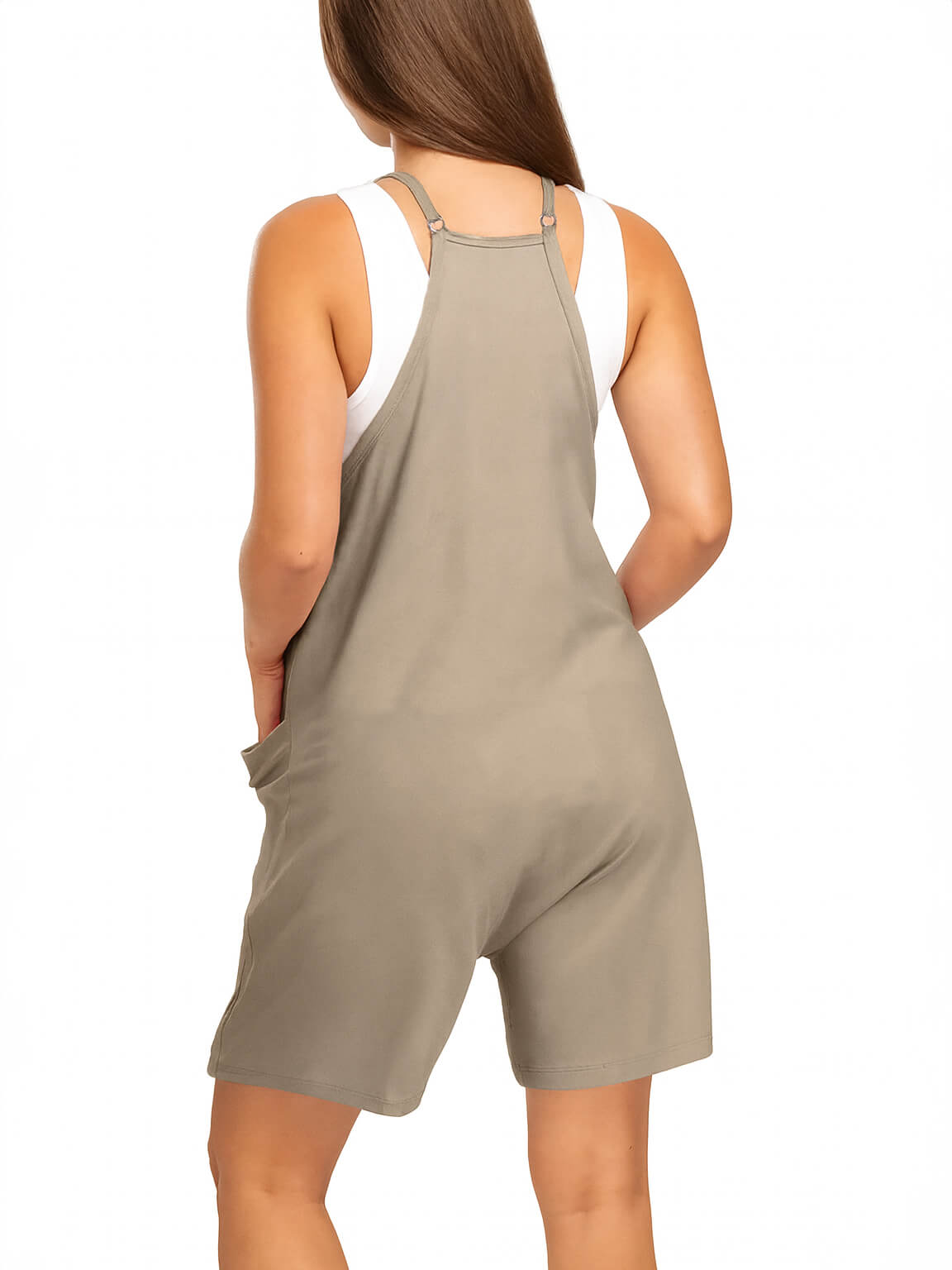 Lasora™ Oversized Pregnancy Jumpsuit Short