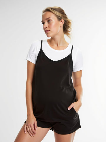 Lasora™ Oversized Pregnancy Jumpsuit Short