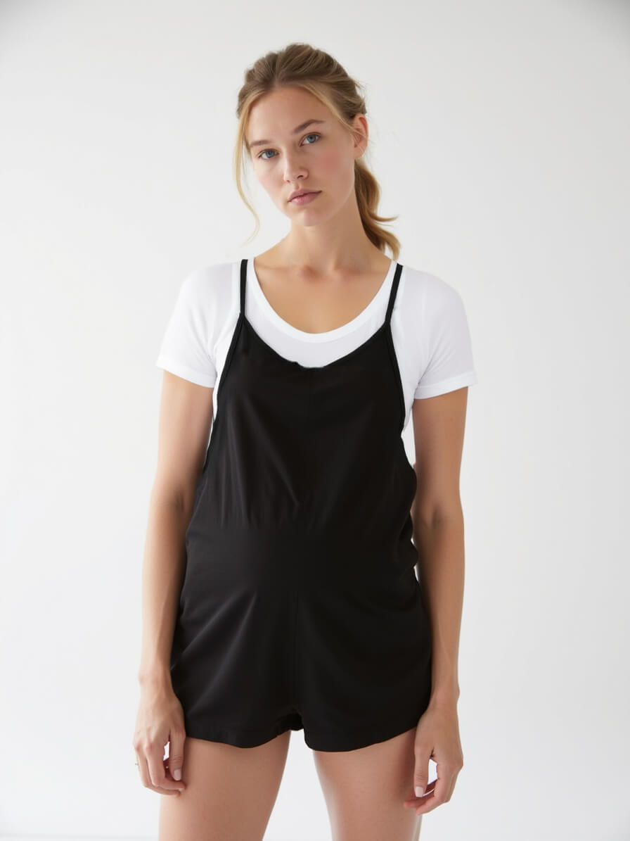 Lasora™ Oversized Pregnancy Jumpsuit Short