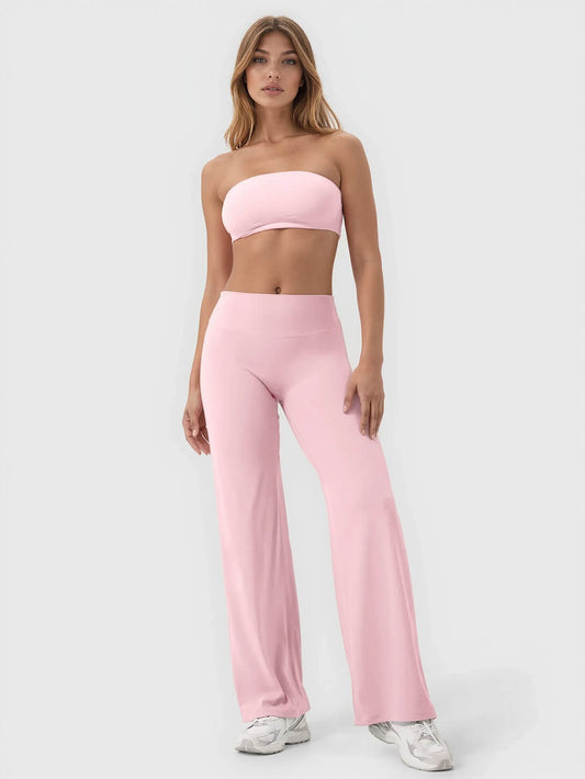 Pink Straight Leg Leggings